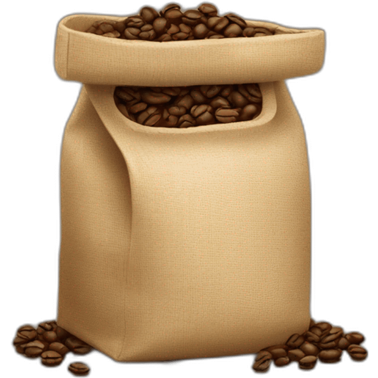 bag with coffee beans2 emoji