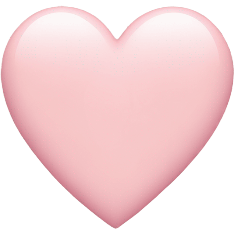 light pink heart  emoji