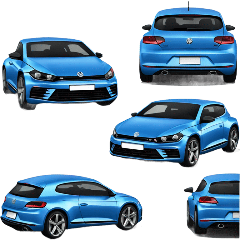 blue volkswagen scirocco emoji