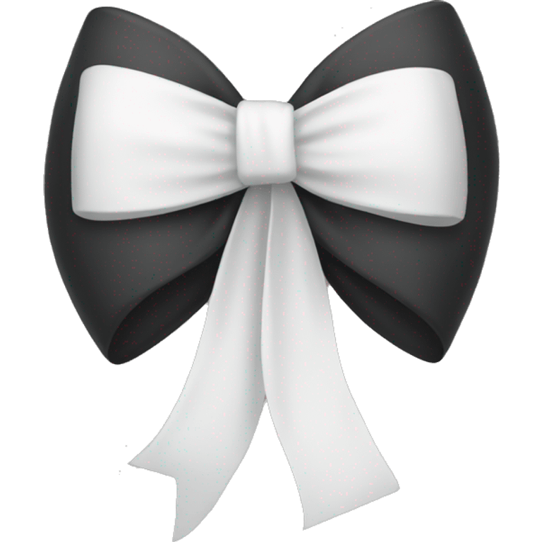 simple white bow emoji