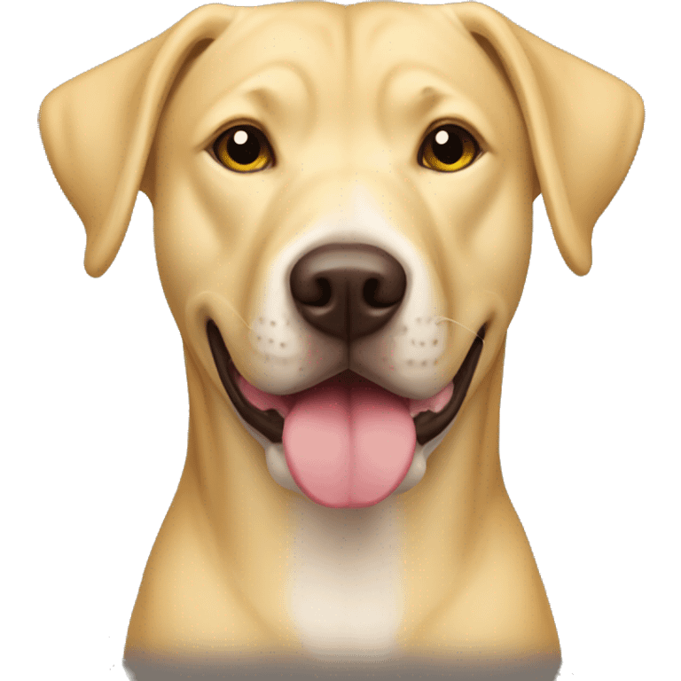 yellow lab and pitbull mix emoji