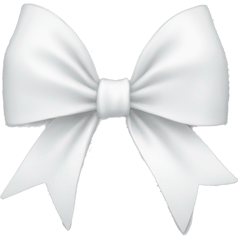 white bow emoji