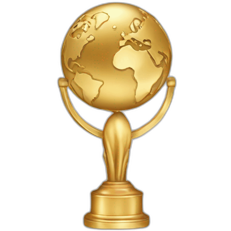 Golden globe real emoji