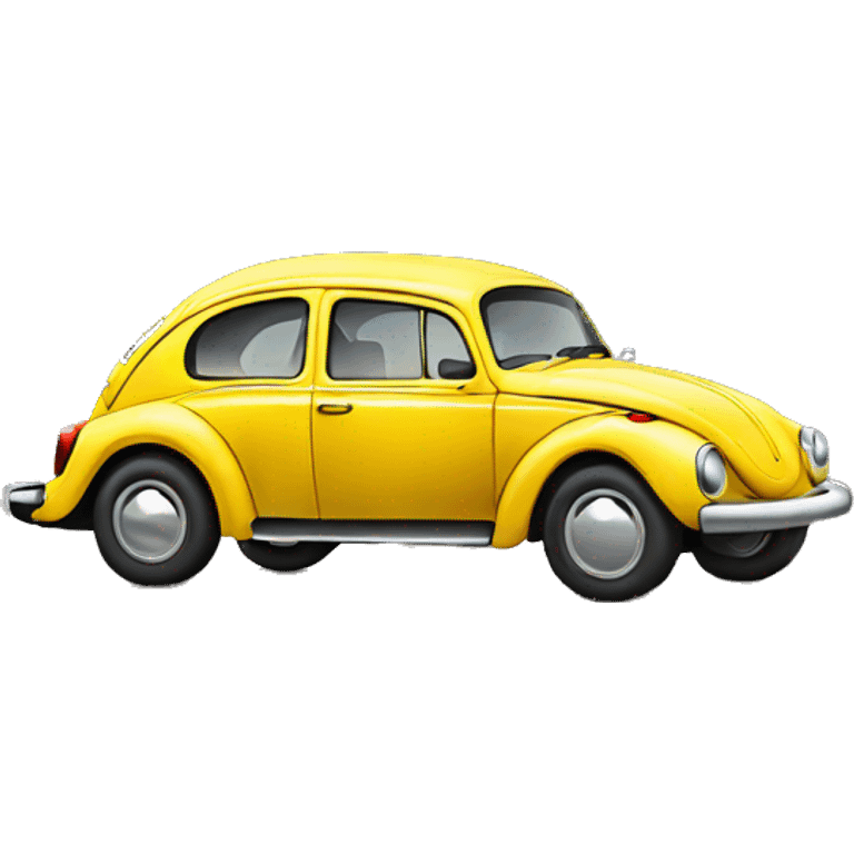 Yellow beetle car emoji