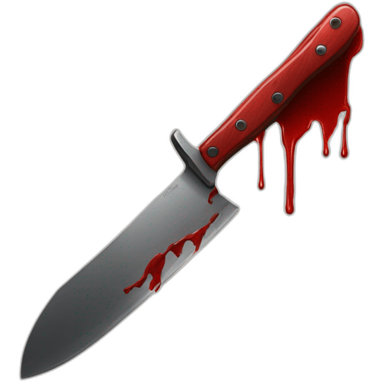 Knife with blood emoji