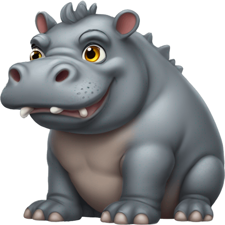 Hippo griffin  emoji