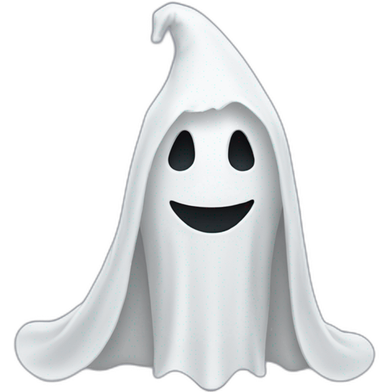 person in pointy ghost costume emoji