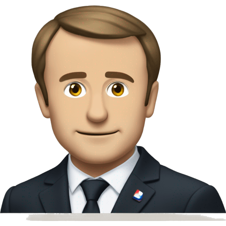 Macron sur un tatami  emoji