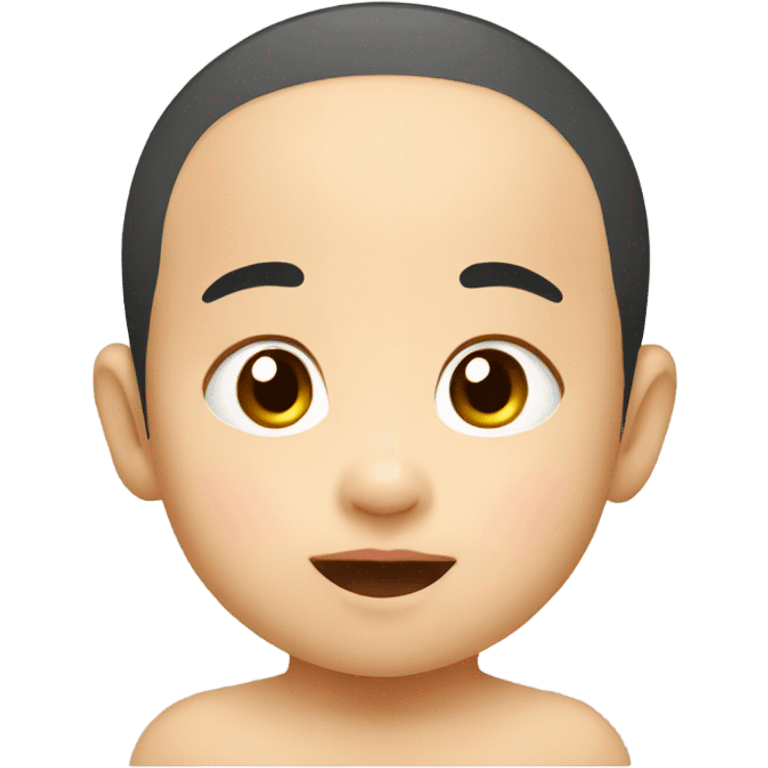 cute asian baby  emoji