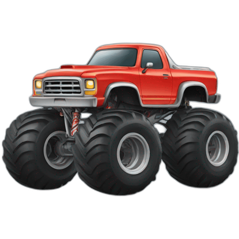 Monster truck emoji