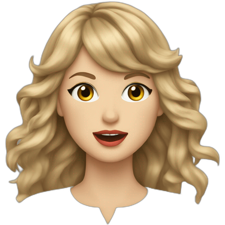 Taylor swift singing emoji