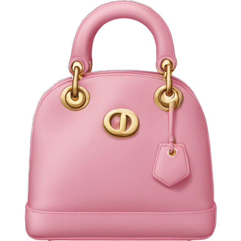 a pink dior bag emoji