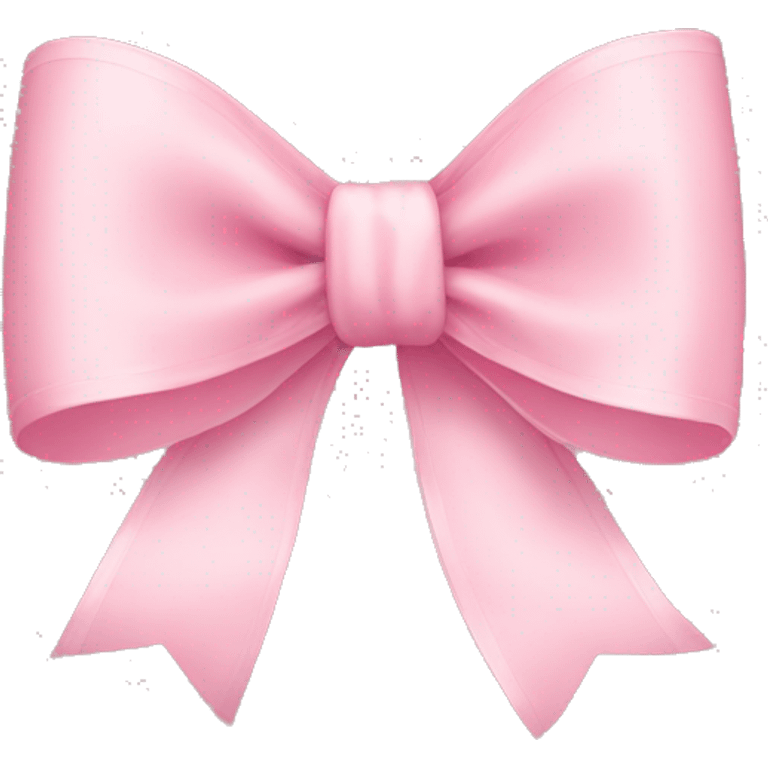 light pink ribbon bow emoji