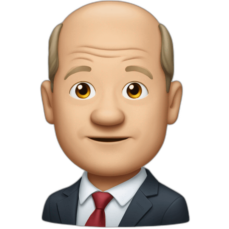 Chancelor Olaf Scholz emoji