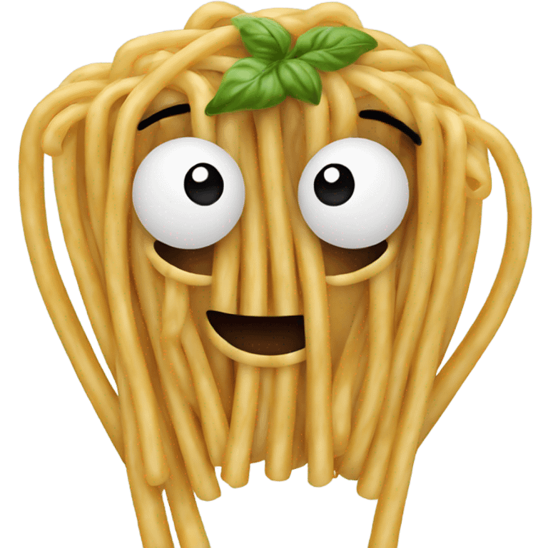 spaghetti with hands emoji