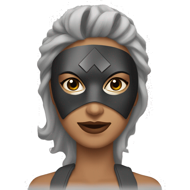 Super woma mask emoji