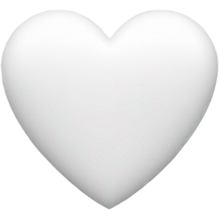 white modern heart emoji