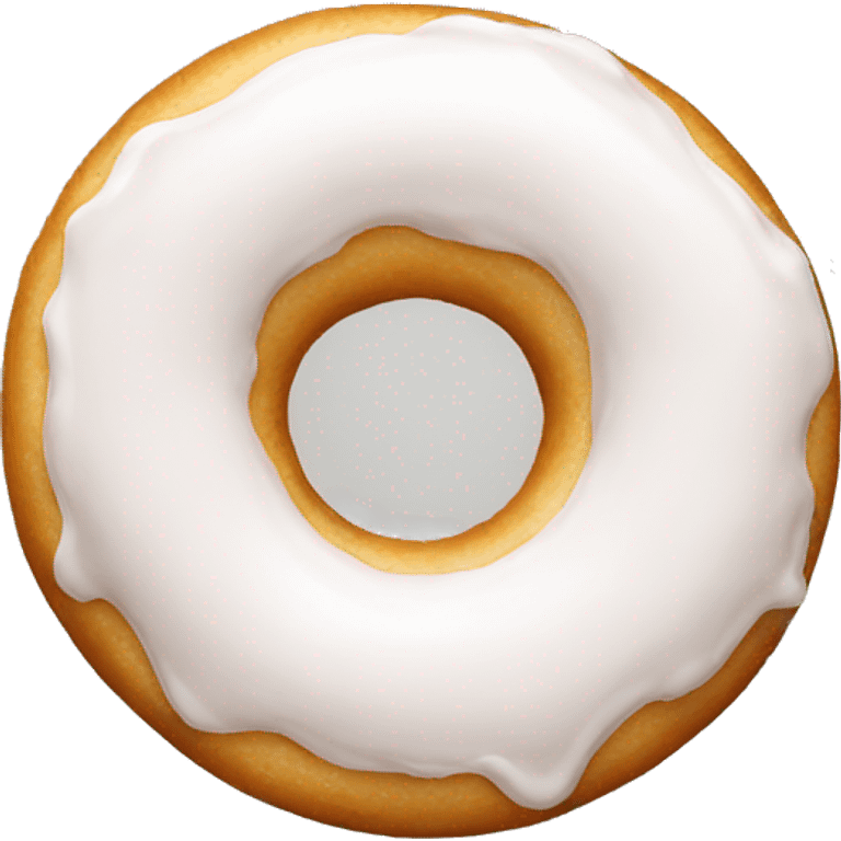 White donut emoji