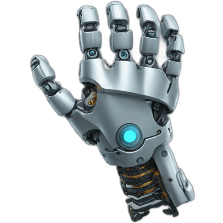 robot hand emoji