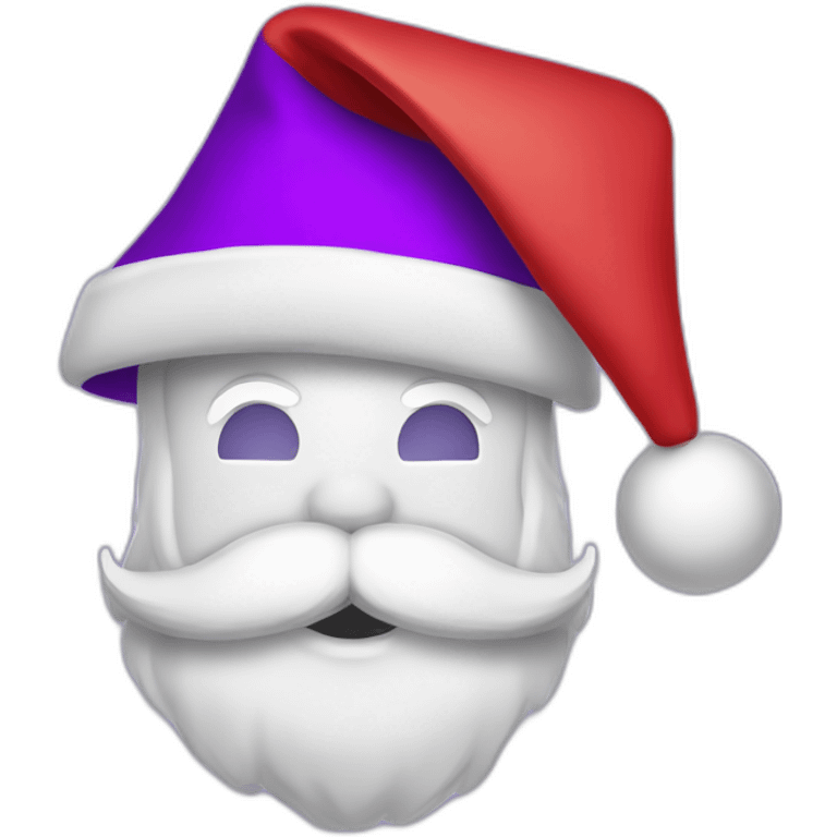 fiolet santas hat emoji