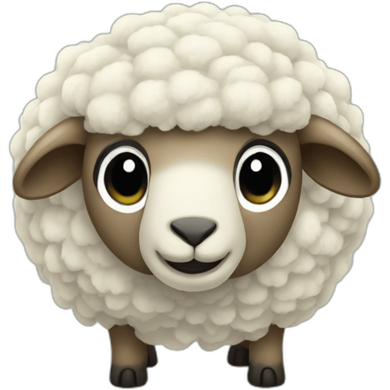 Wooly sheep saying Alpha emoji