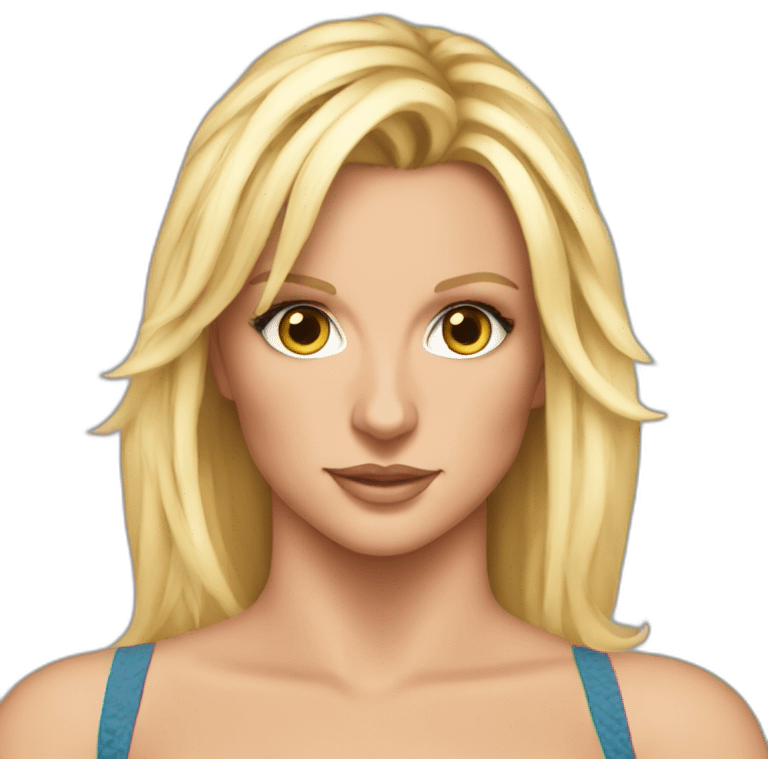 Britney spears in crop top emoji