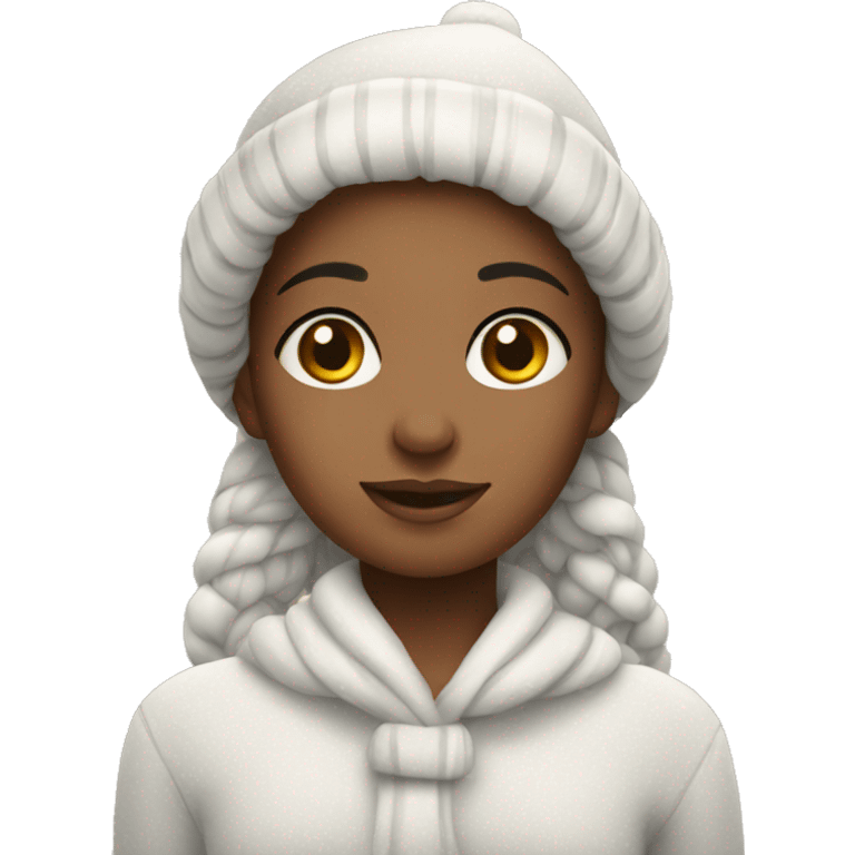 Cozy clean girl Christmas emoji