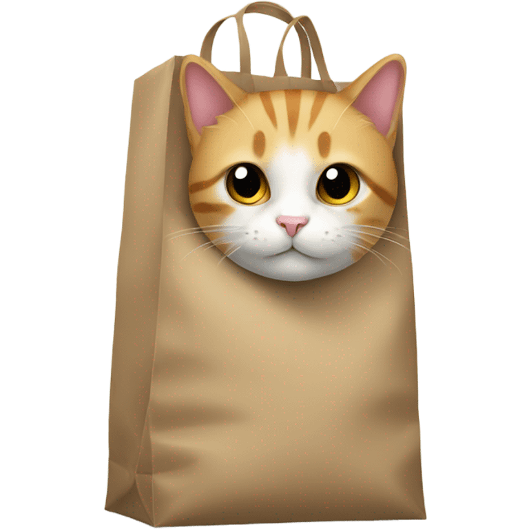 cat in a bag emoji