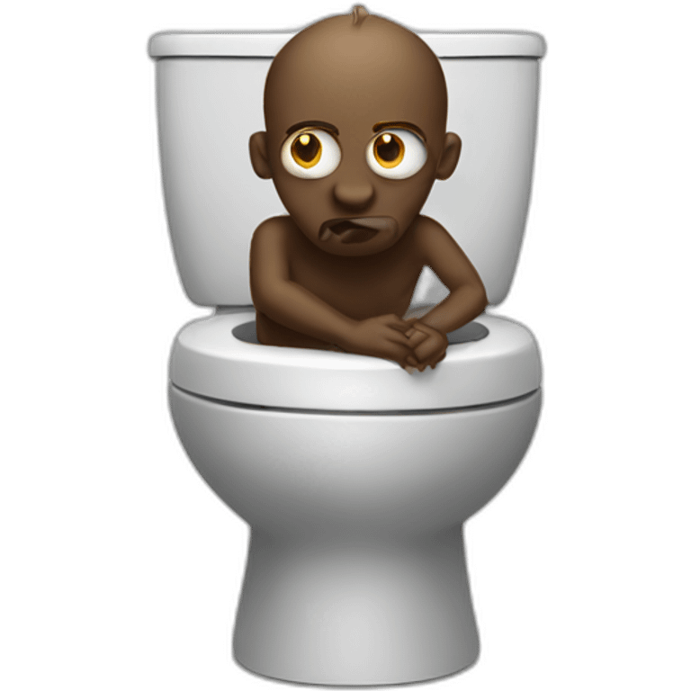 Baal on the toilet emoji