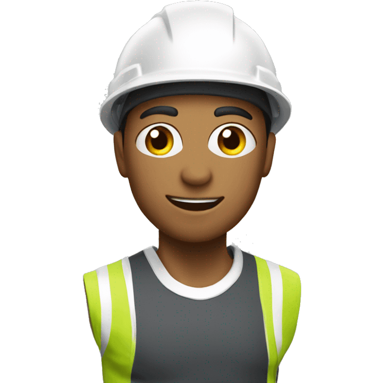 runner with hard hat emoji