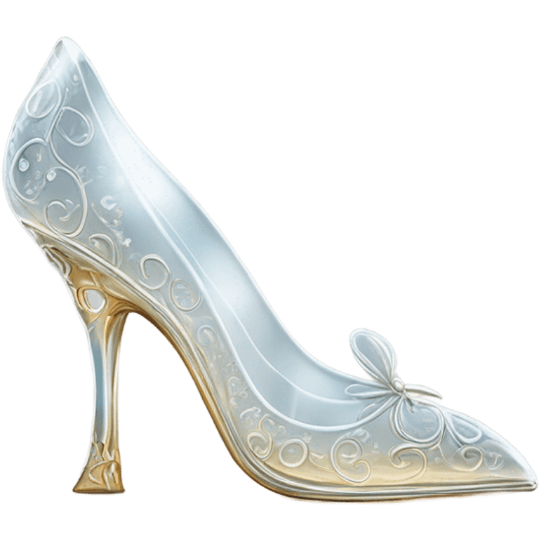 cinderella glass slipper emoji