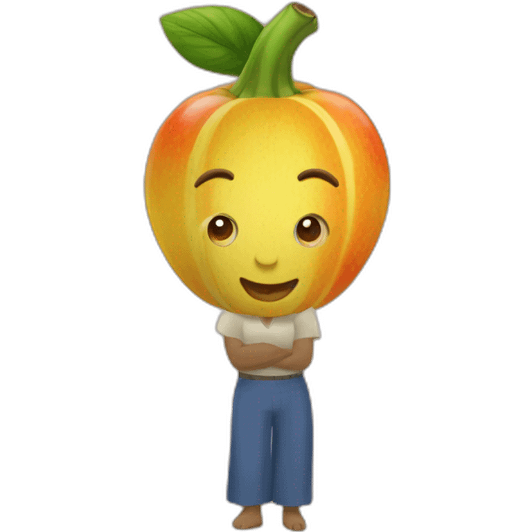 Dos Lulos de fruta como pareja  emoji