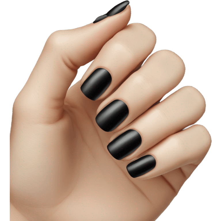  black nails emoji