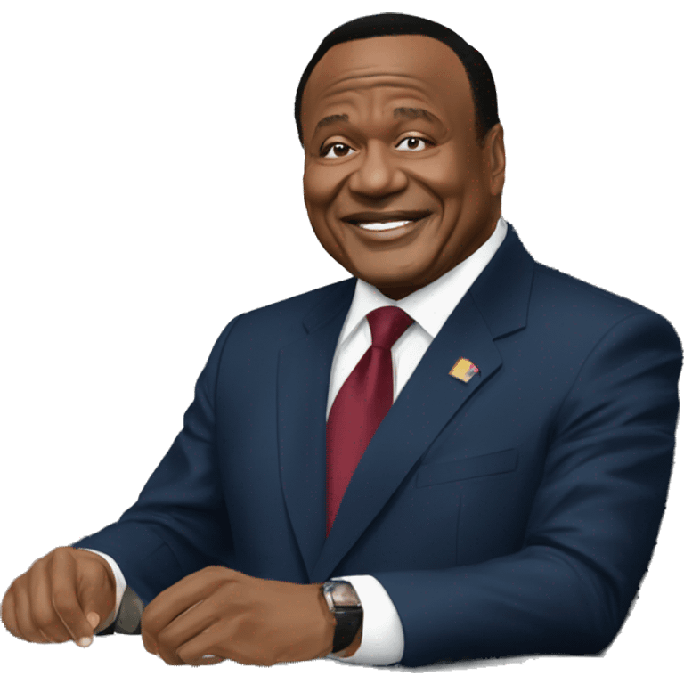 PRESIDENT DENIS SASSOU NGUESSO EN PLEUR emoji