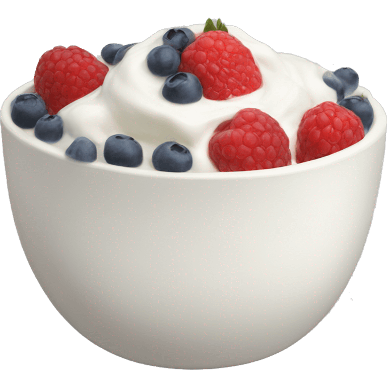 Yoghurt bowl emoji