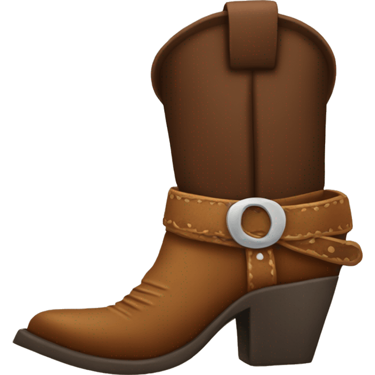 Cowboy boot emoji