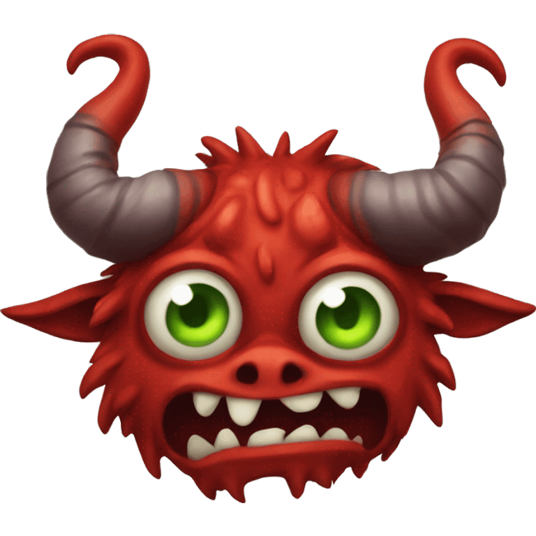 red horned monster emoji