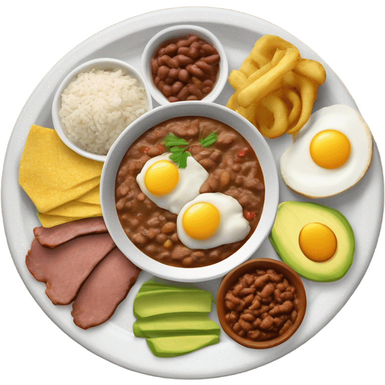 plato tipico colombiano emoji