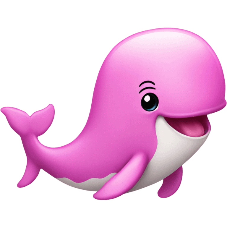 Whale pink for baby emoji