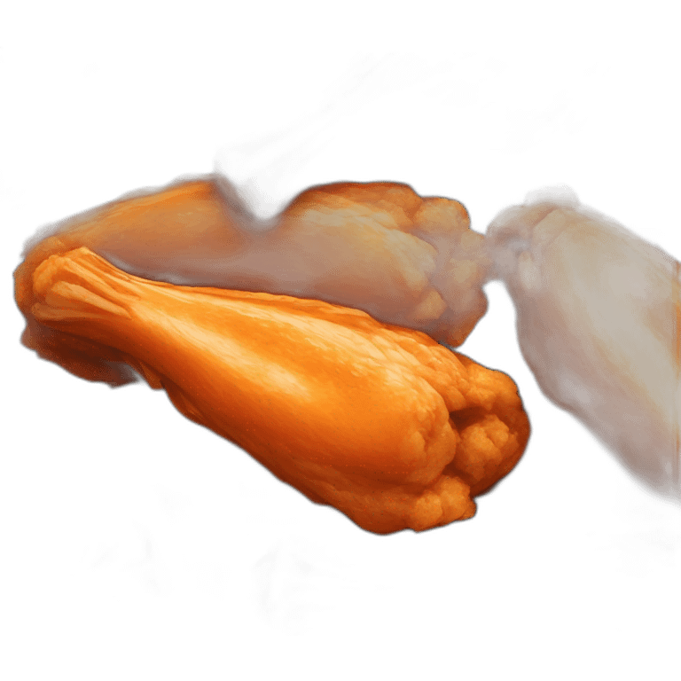 Buffalo chicken wings close-up emoji