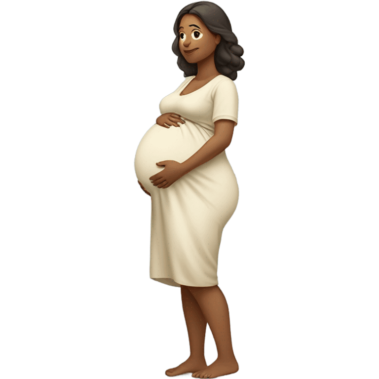 pregnant lady emoji