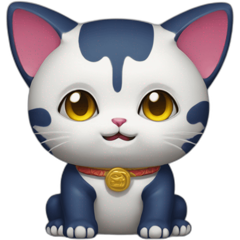 cyclops maneki neko emoji