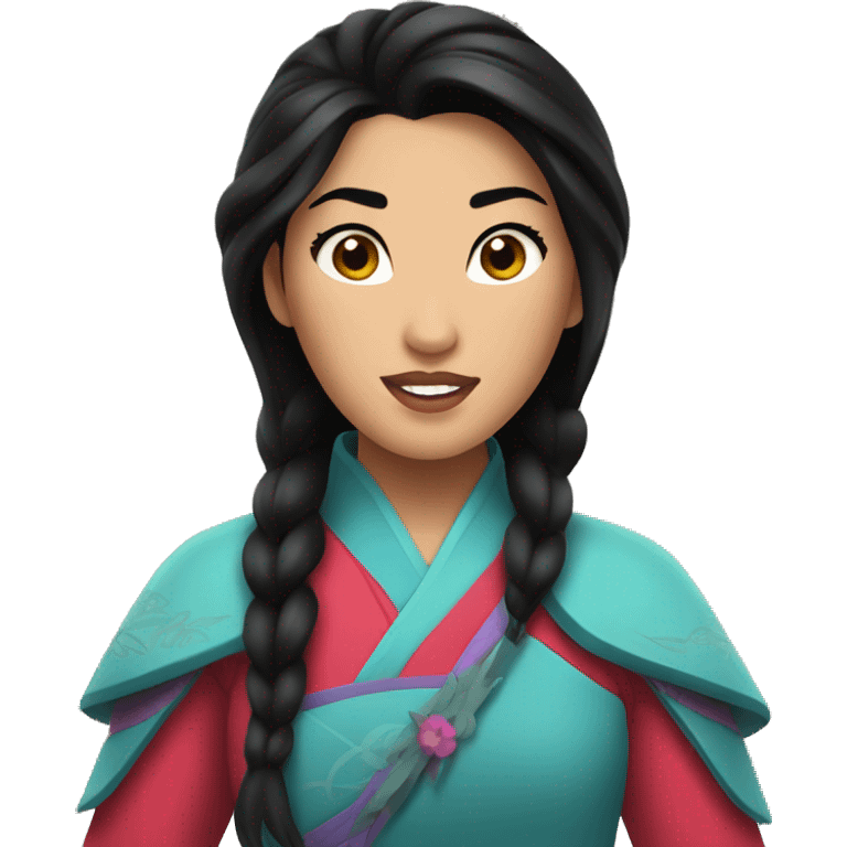 Mulan Disney princess emoji