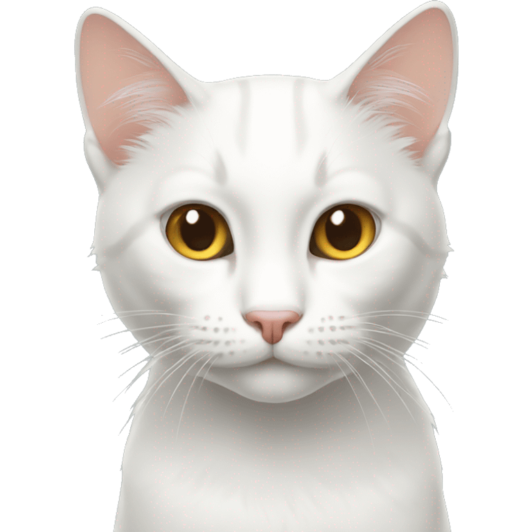 Gato blanco emoji