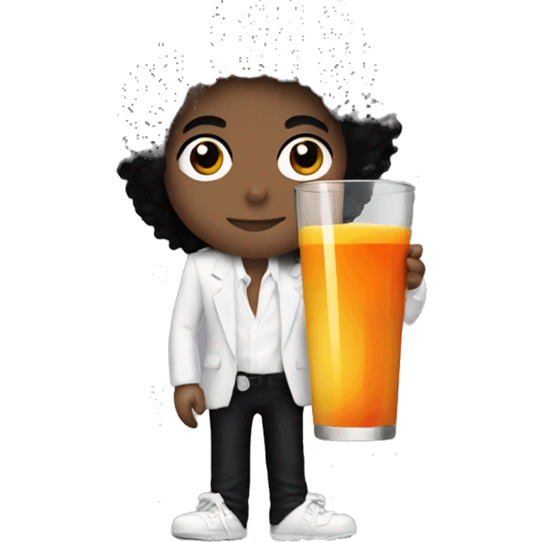 Michael Jackson drink juice emoji