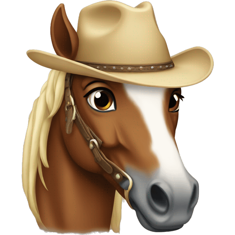 Western horse emoji