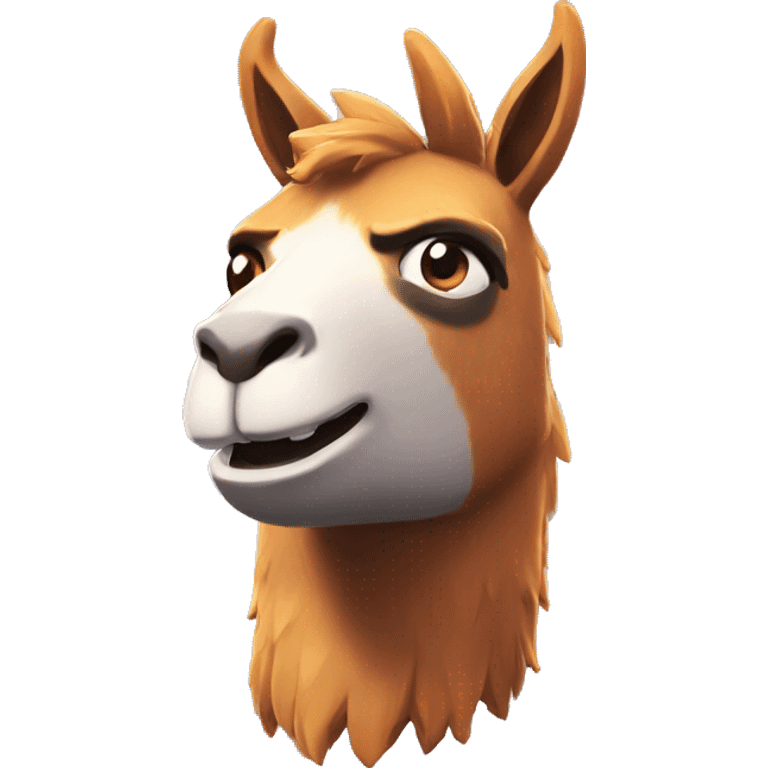 Fortnite llama jugando  emoji