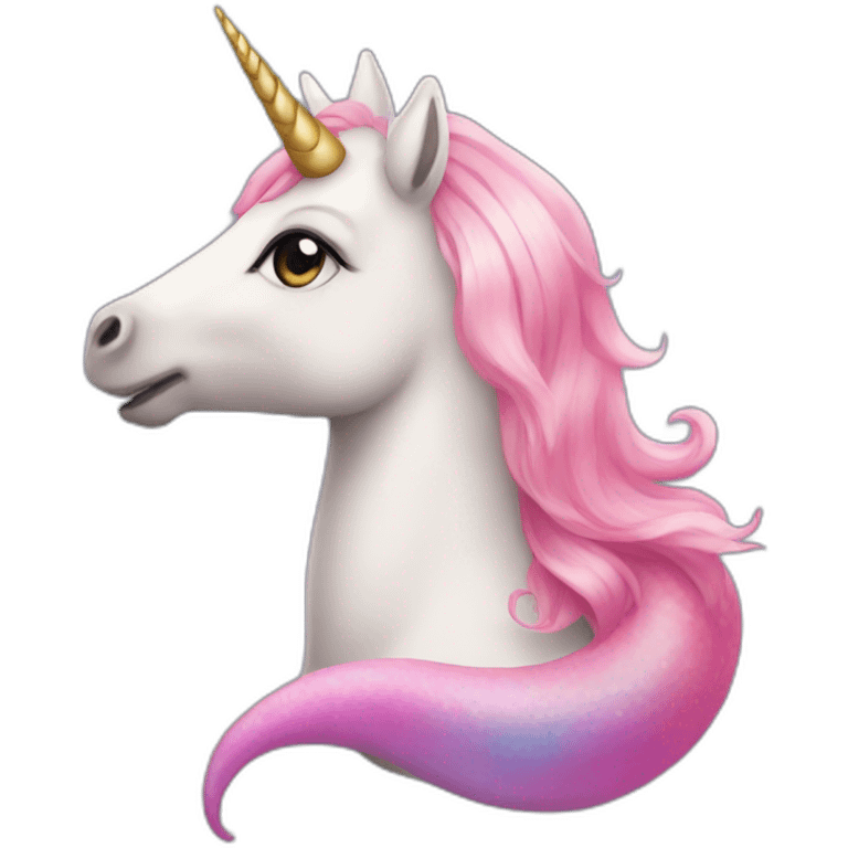 Unicorn mermaid emoji