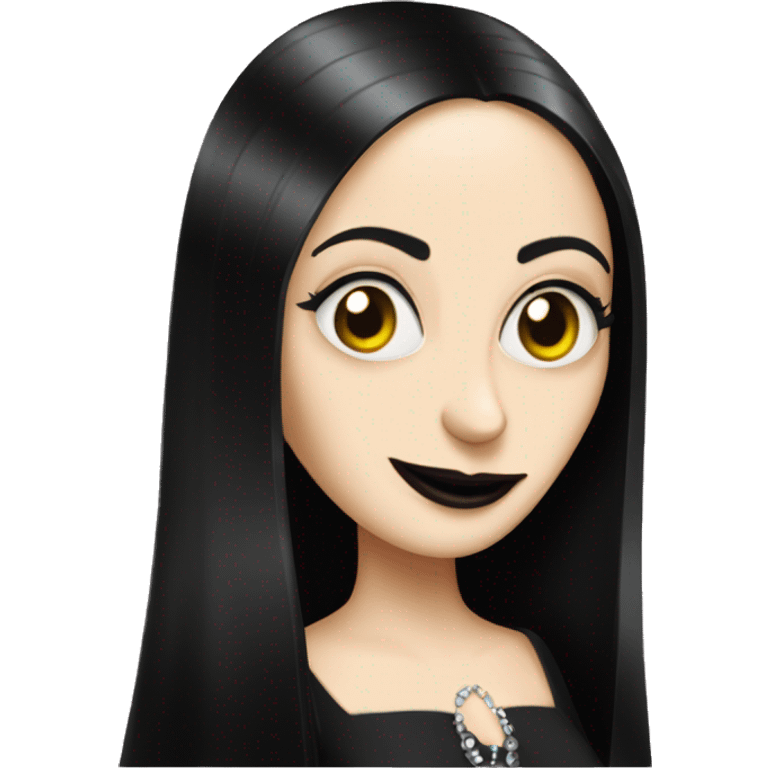 modern morticia addams  emoji