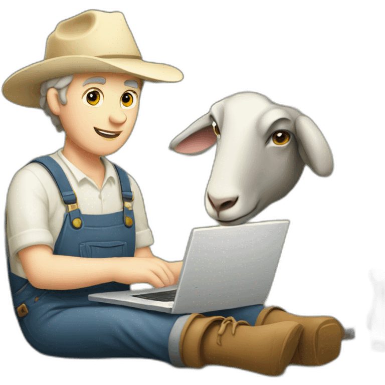 pale-farmer-with-sheep-on-laptop emoji